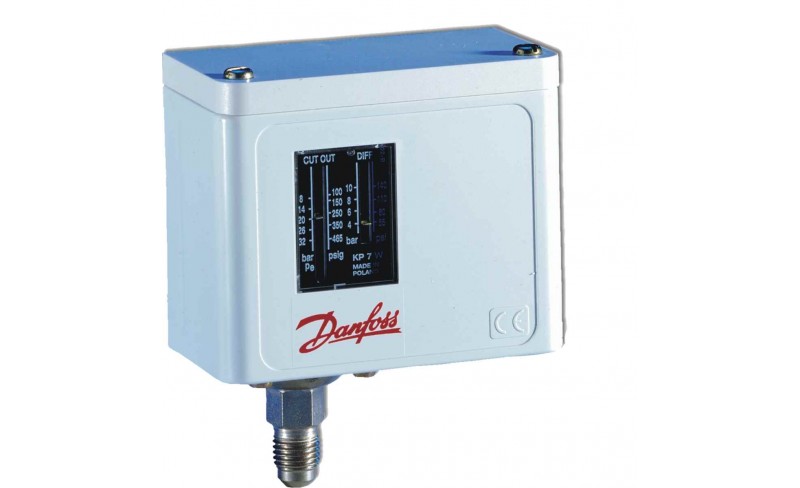 Πιεσοστάτες μονοφασικοί 230 V DANFOSS  KP1 και KP5